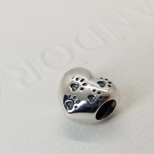 Pandora Silver Heart Pet Charm